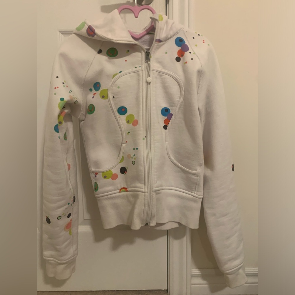 lululemon scuba limited edition polka dot (pls read description)
